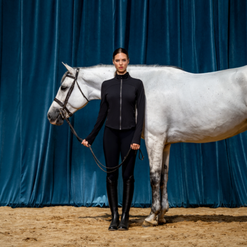 Ariat Ladies Solveil Full Zip - Black-5