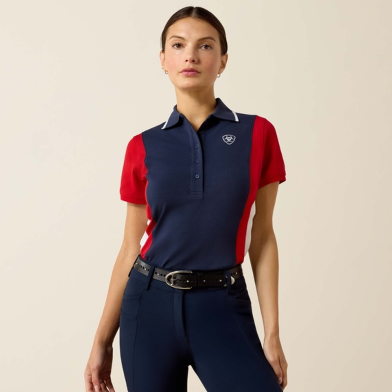 Ariat Ladies Taryn Polo Shirt - Team Navy