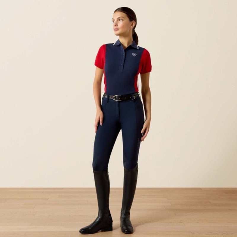 Ariat Ladies Taryn Polo Shirt - Team Navy-4