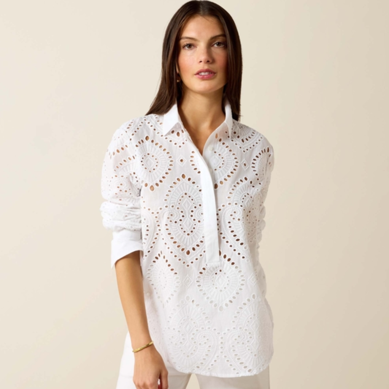 Ariat Ladies Millington Blouse - White