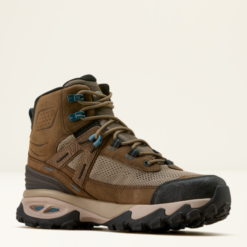 Ariat Ladies Traverse Mid H2O Boot - Brown Bark-1