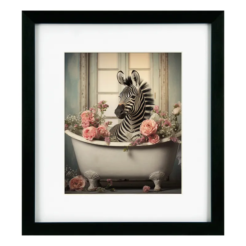 Camelot Zebra Bathroom Joy VIIII