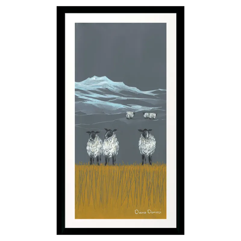 Camelot Pastures New Panels II Framed Artwork