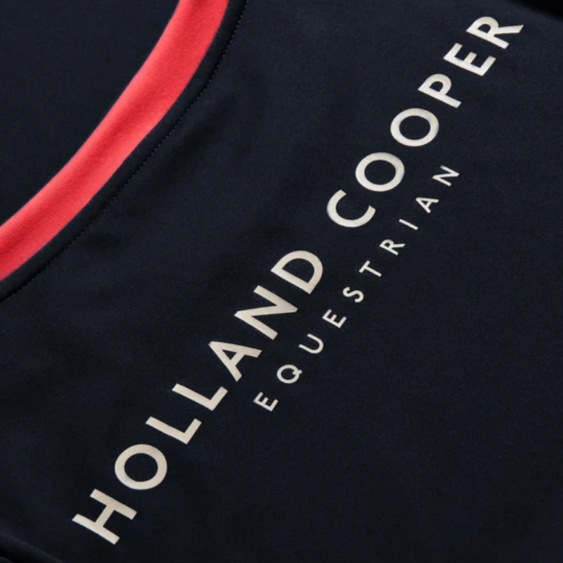 Holland Cooper Chiltern Ringer Tee - Ink Navy-3