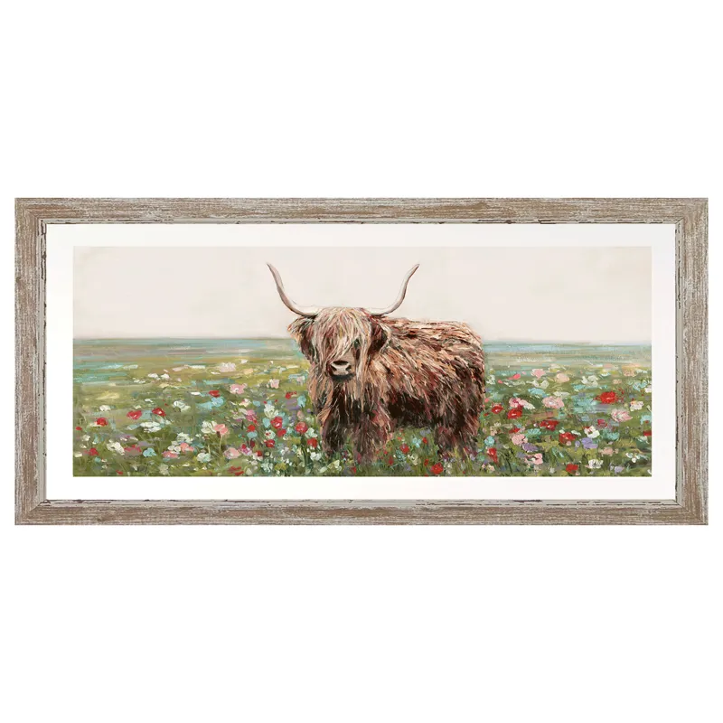 Camelot Highland Meadow Framed Artwork