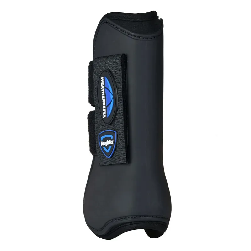 Weatherbeeta Tough-Tec Prime Open Front Boots - Black/Black-2