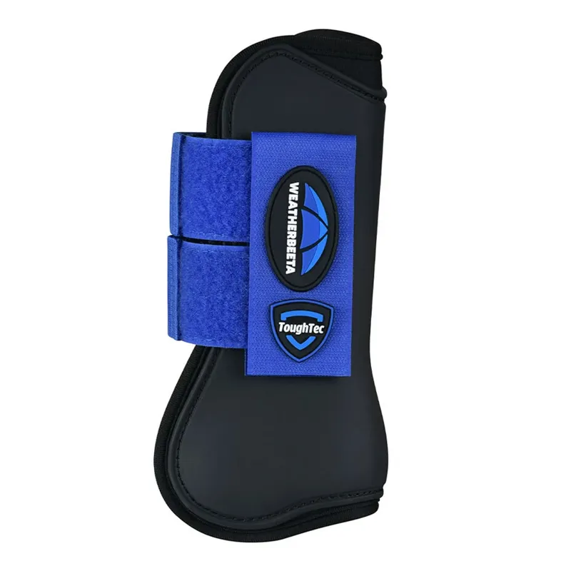 Weatherbeeta Tough-Tec Prime Open Front Boots - Black/Navy