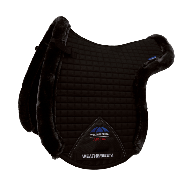 WeatherBeeta Prime Air-Tec Comfy Fleece Trimmed Numnah - Black