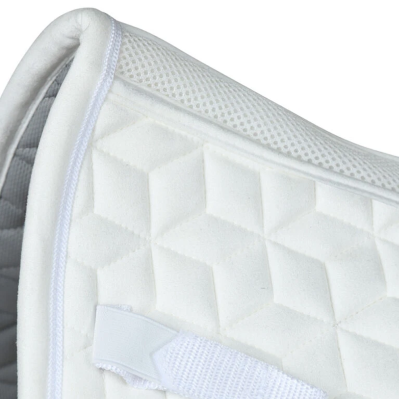 Weatherbeeta Suede Elite Air-Tec All Purpose Saddle Pad - White-2