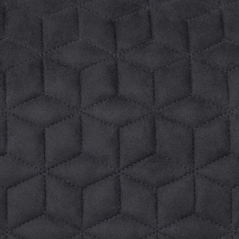 Weatherbeeta Suede Elite Air-Tec Jump Shaped Saddle Pad - Black-1