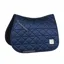 Weatherbeeta Satin Luxe Air-Tec Euro Jump Shaped Saddle Pad - Navy