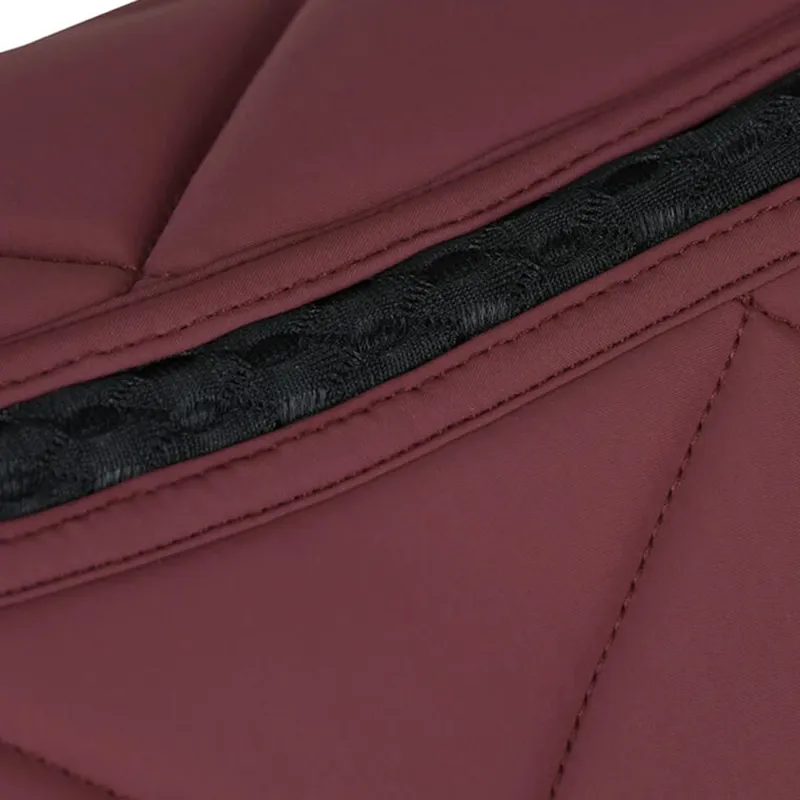 Weatherbeeta Soft Shell Pad 3D Air-Tec All Purpose Saddle Pad - Burgundy-2