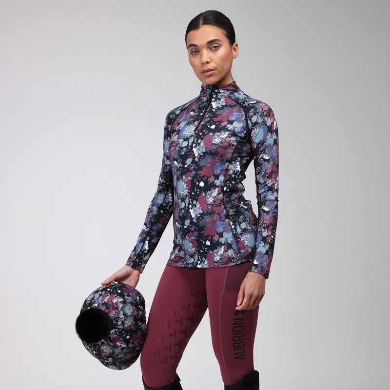 Aubrion React Long Sleeve Base Layer - Abstract-3