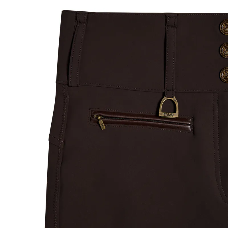 Holland Cooper Thermal Heritage Breeches - Chocolate-2