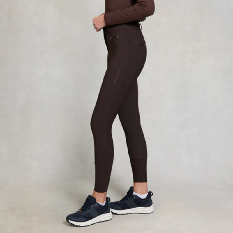 Holland Cooper Thermal Heritage Breeches - Chocolate-6