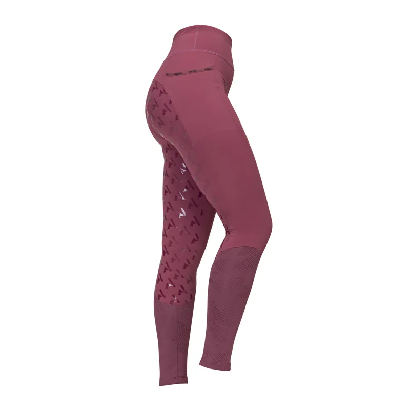 Aubrion React Rythm Riding Tights - Mauve-1