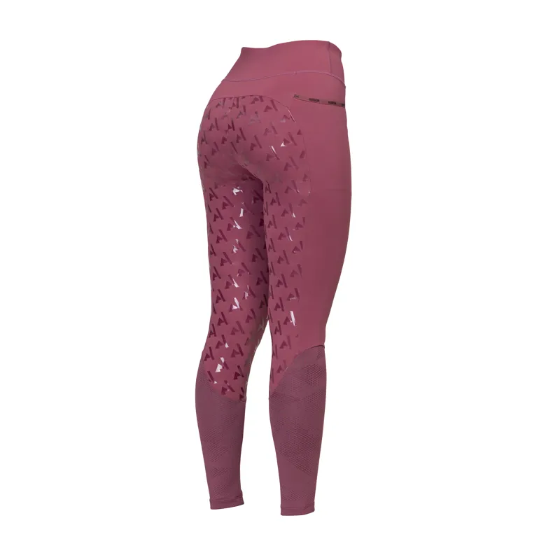 Aubrion React Rythm Riding Tights - Mauve-2