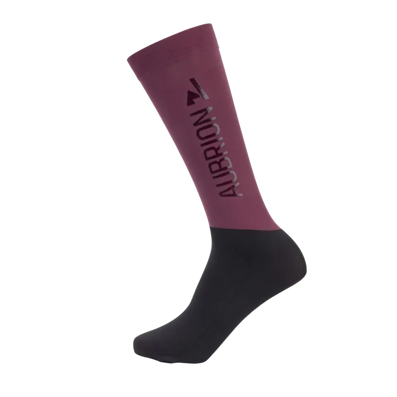 Aubrion React Performance Socks - Mauve-1