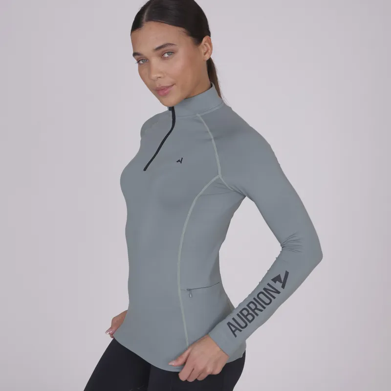 Aubrion React Winter Base Layer - Sage-2