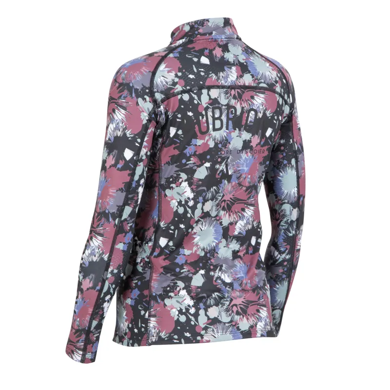Aubrion Young Rider React Long Sleeve Base Layer - Abstract-2