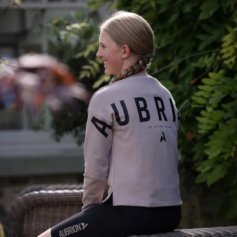 Aubrion Young Rider React Sweatshirt - Sand-3