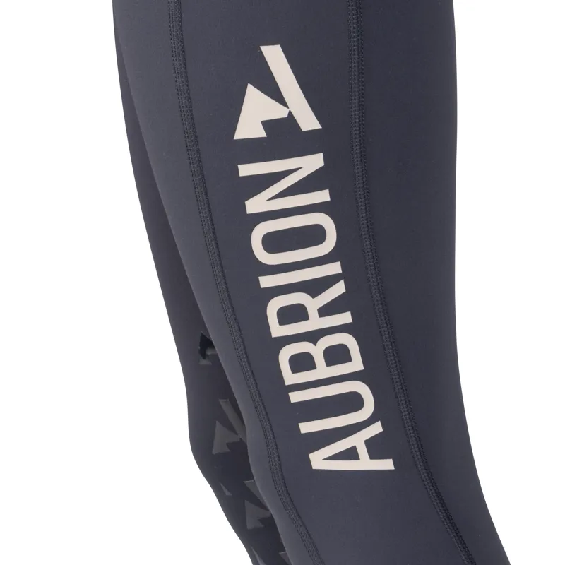 Aubrion Young Rider React Non-Stop Riding Tights - Shadow-2