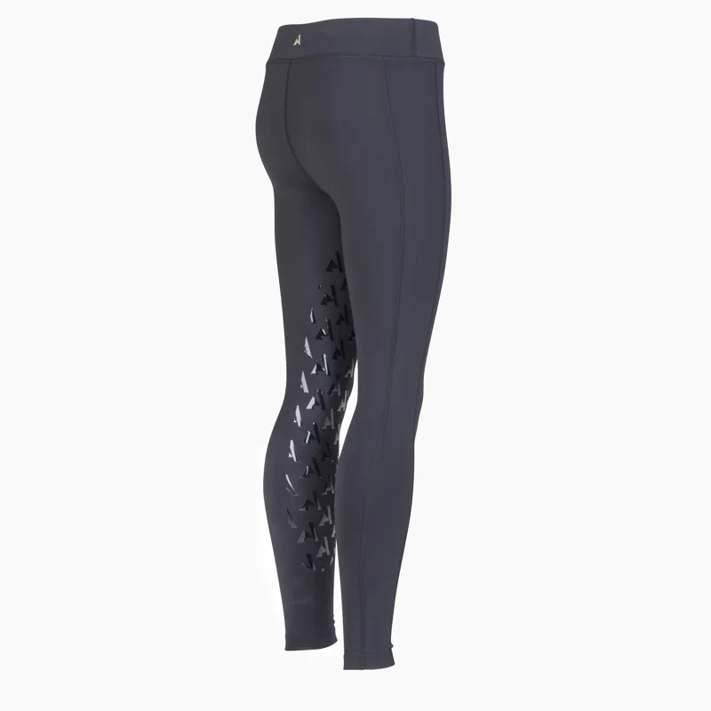 Aubrion Young Rider React Non-Stop Riding Tights - Shadow-1