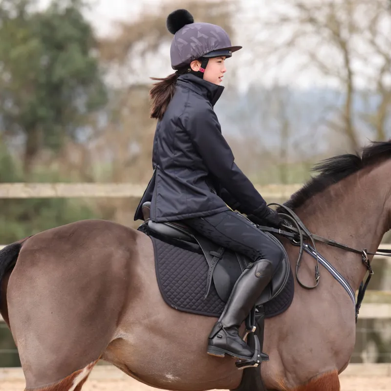 Aubrion Young Rider React Mid Length Coat - Shadow-5