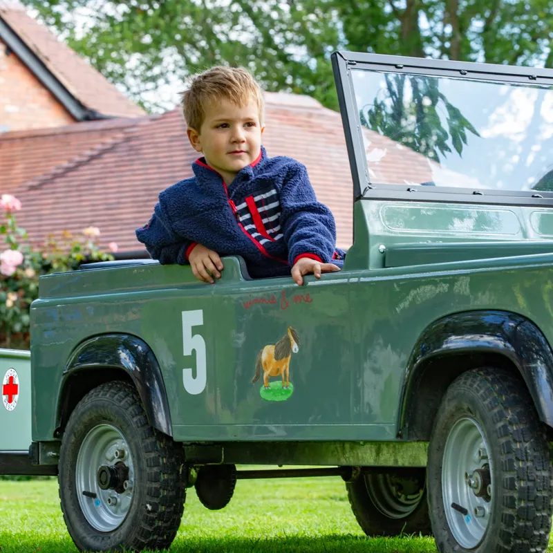 Winnie and Me Fleece - Navy-3