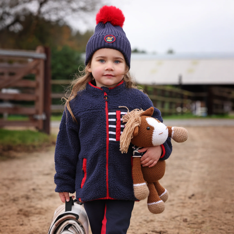 Winnie and Me Bobble Hat - Navy-2