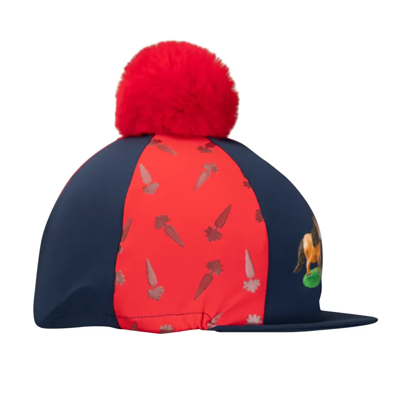 Winnie and Me Hat Silk - Navy/Red-2