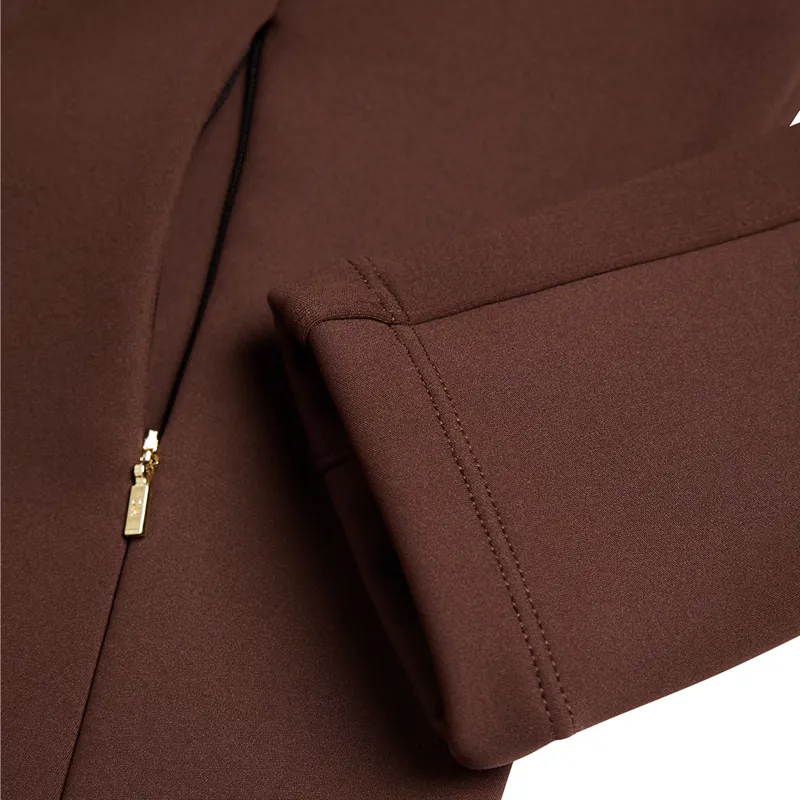 Holland Cooper Crystal Zip Jacket - Walnut-2