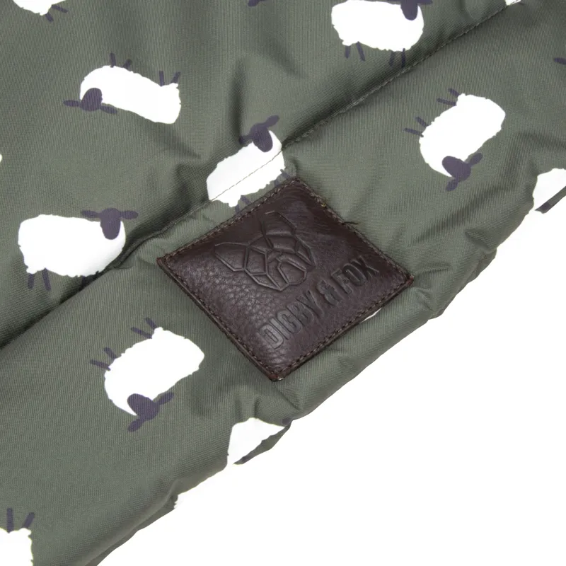 Digby and Fox Waterproof Padded Dog Bed - Sheep-3