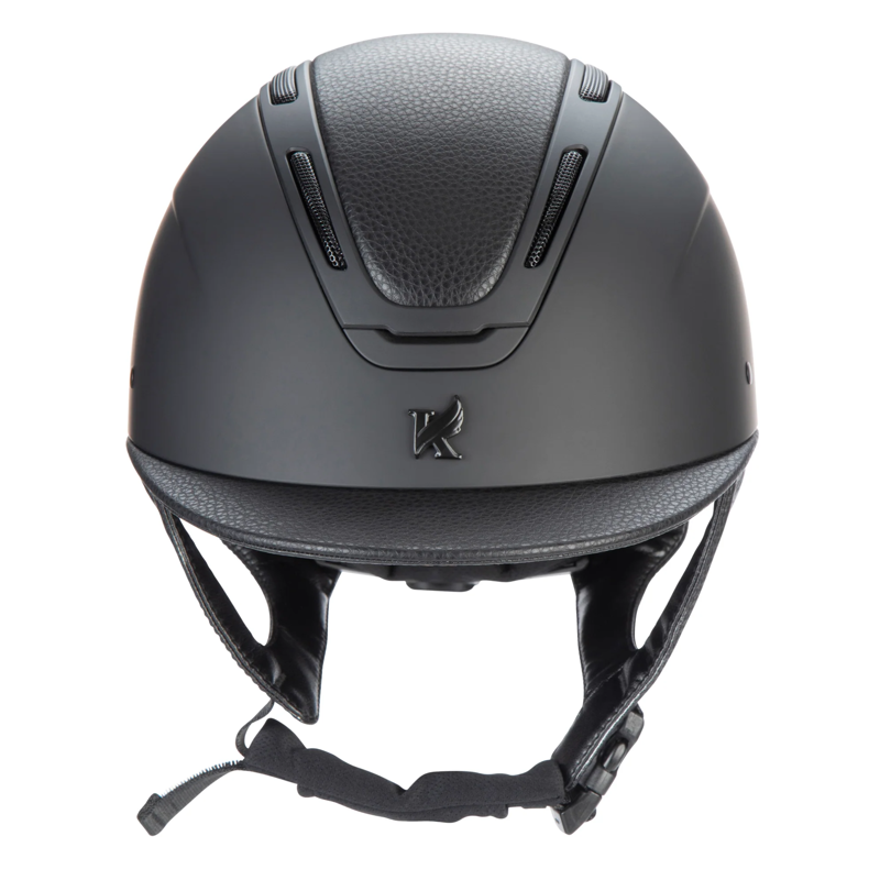 Karben Amity LTHR Riding Hat - Black-1