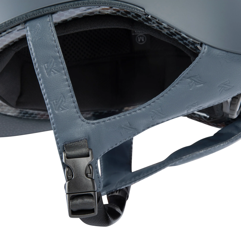 Karben Amity LTHR Riding Hat - Navy-6