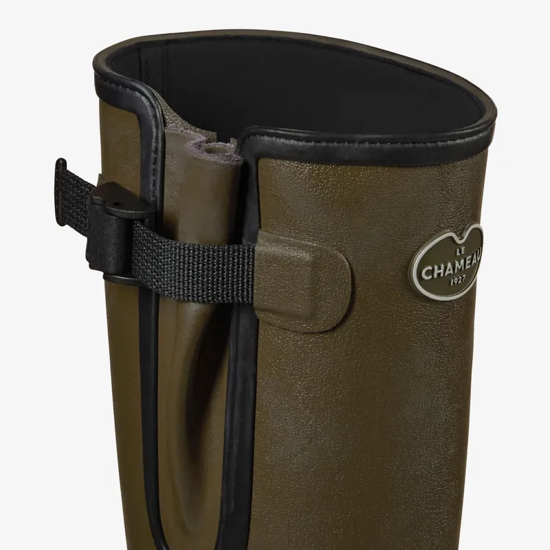 Le Chameau Ladies Vierzonord Neoprene Lined Boot - Vert Chameau/Black-1