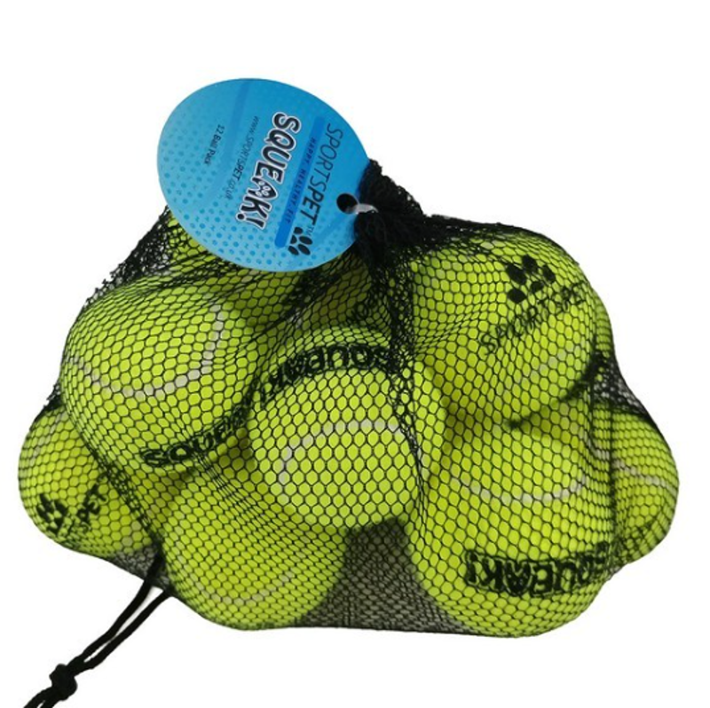 Sports Pet Medium Tennis Ball Pack of 12
