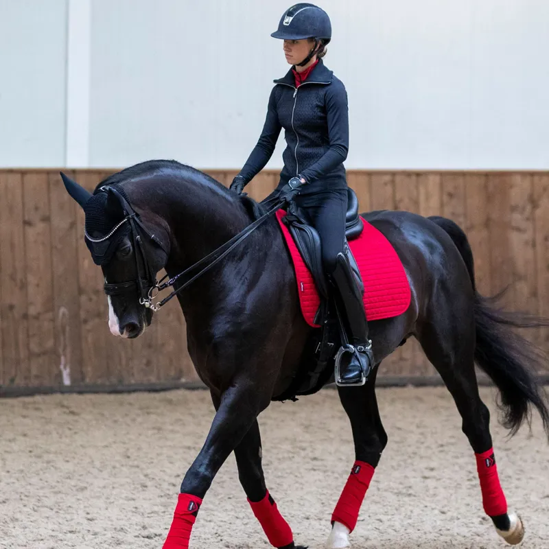 LeMieux Suede Dressage Square - Chilli-1