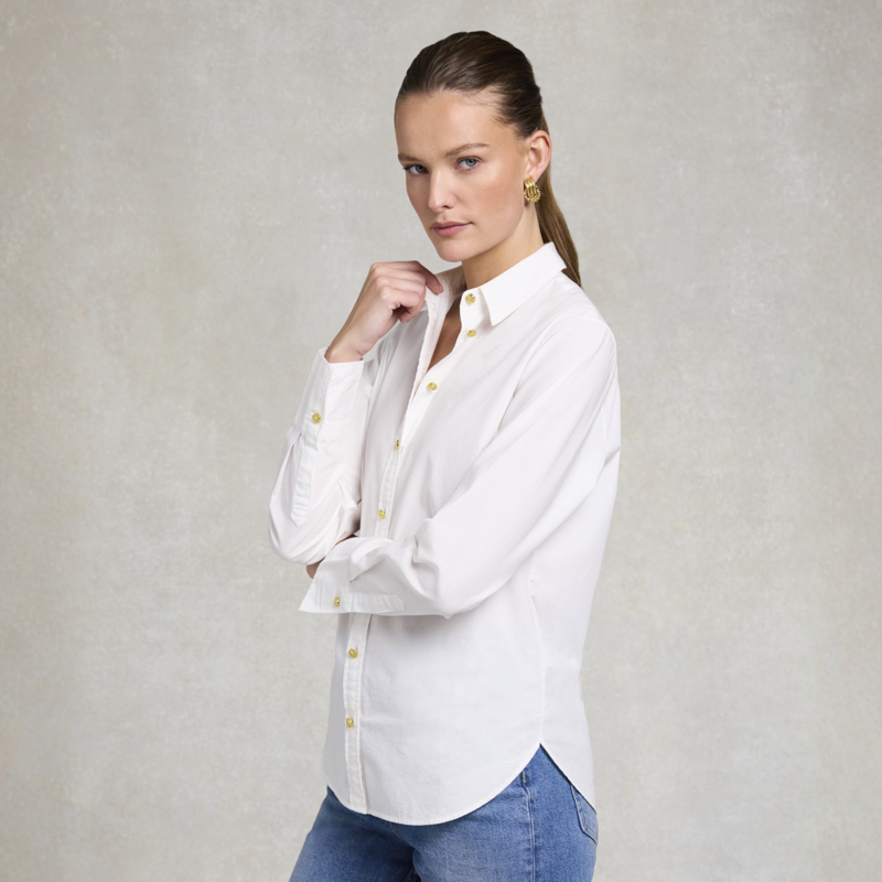 Holland Cooper Ladies Classic Shirt - White-5