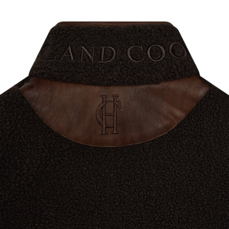 Holland Cooper Country Fleece Gilet - Chocolate Borg-4