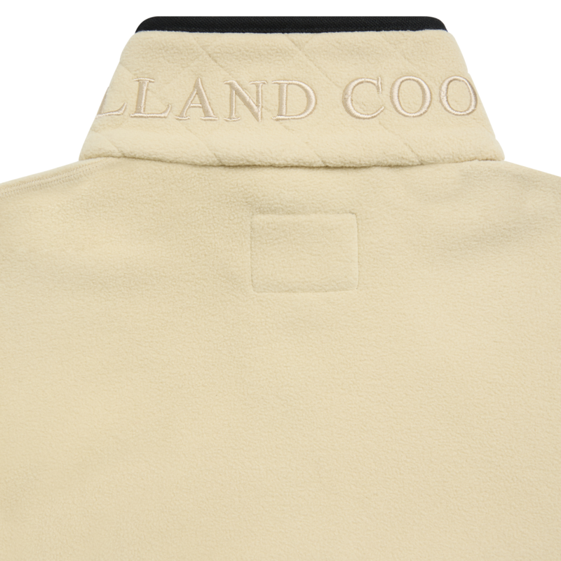 Holland Cooper Ladies Country Quarter Zip Jacket - Ecru Navy-3