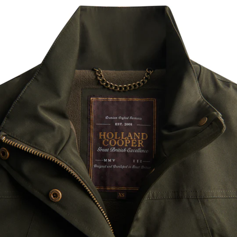 Holland Cooper Ladies Bramwell Country Coat - Khaki-1