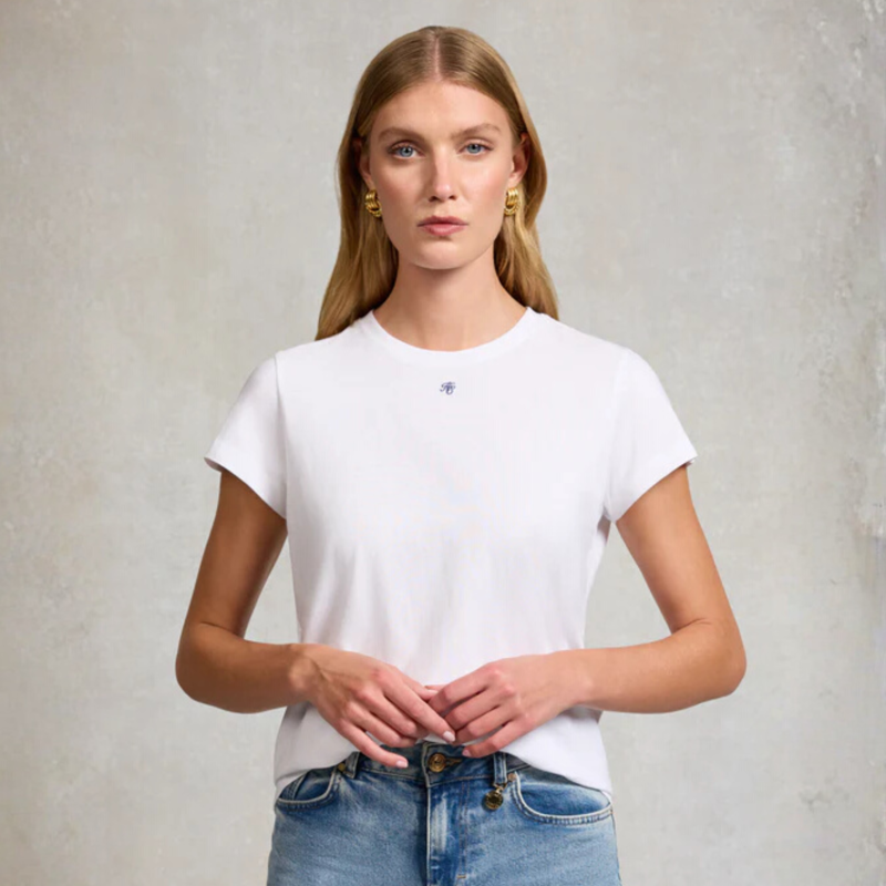 Holland Cooper Monogram Tee - White-3