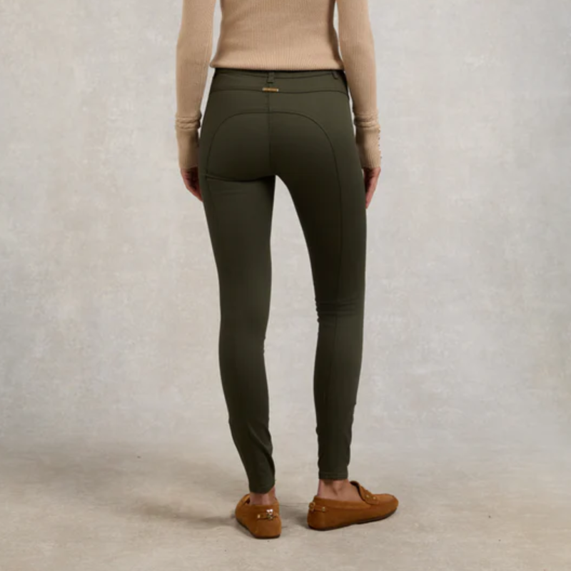 Holland Cooper Biker Jean - Hunter Green-8