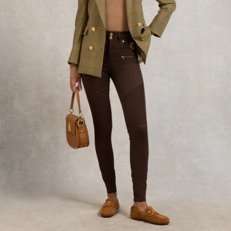 Holland Cooper Biker Jean - Chocolate-6