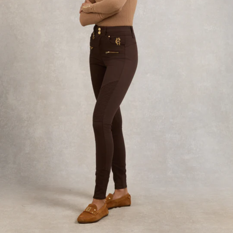 Holland Cooper Biker Jean - Chocolate-7