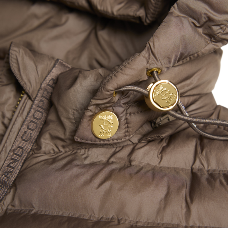 Holland Cooper Ladies Lightweight Puffer Jacket - Chestnut-3