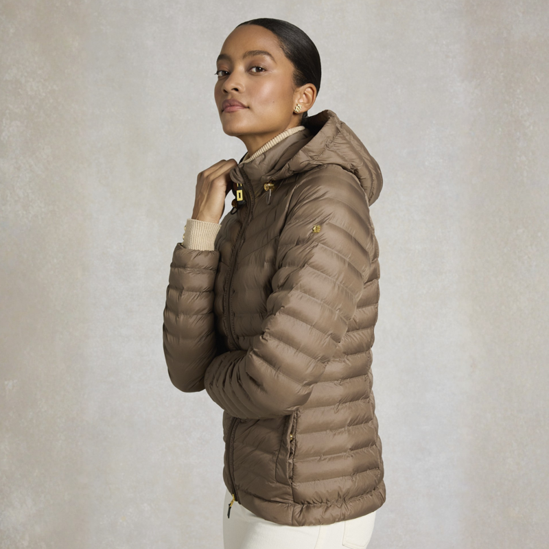 Holland Cooper Ladies Lightweight Puffer Jacket - Chestnut-7