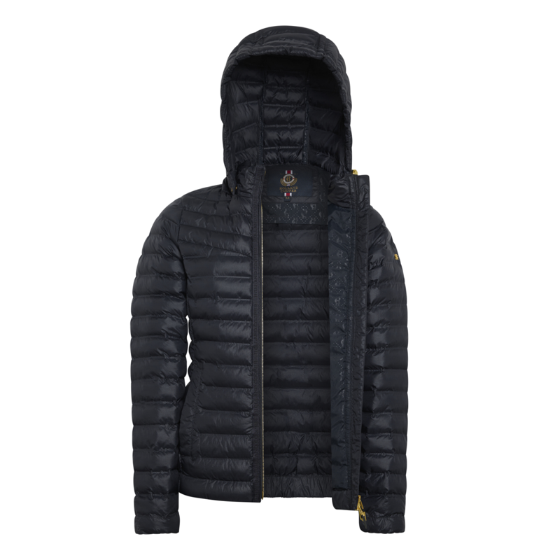 Holland Cooper Ladies Lightweight Puffer Coat - Ink Navy-1