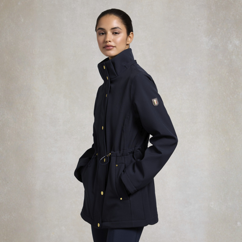 Holland Cooper Ladies Team Softshell Jacket - Ink Navy-6